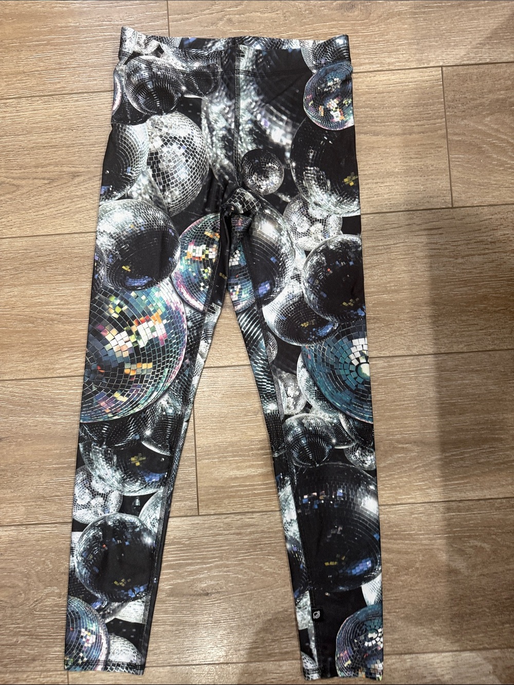 Women’s' Black Disco Ball Print Leggings
